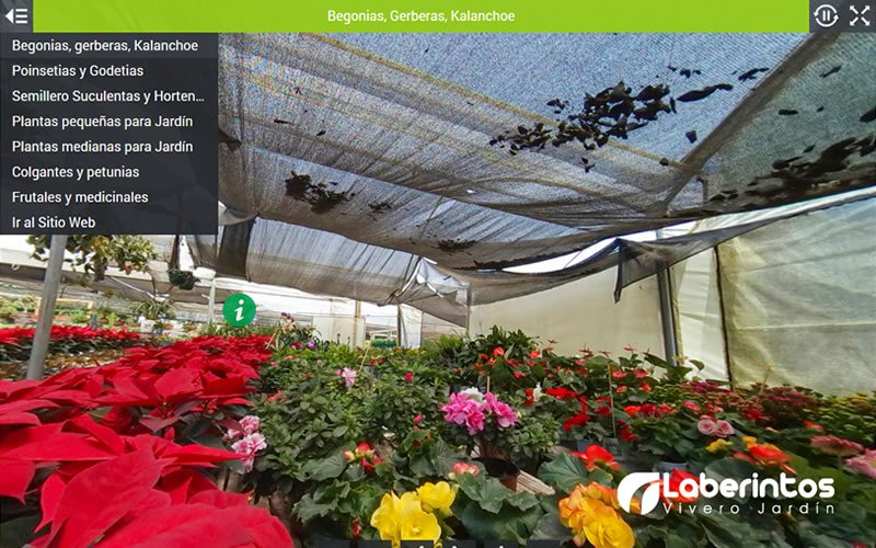 Tour Virtual 360 Grados Laberintos Vivero Jardin